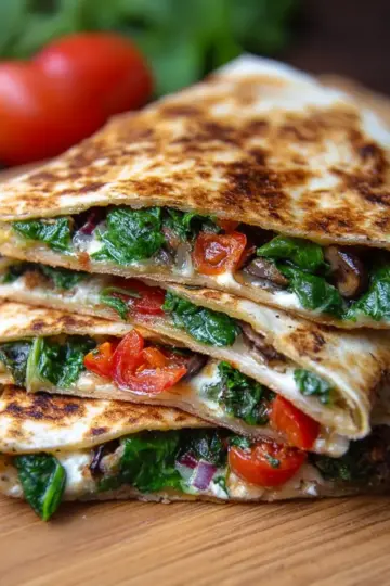 Mediterranean Quesadillas