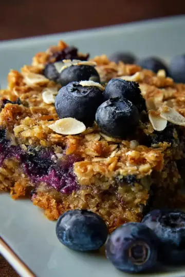Blueberry Oatmeal Breakfast Bars