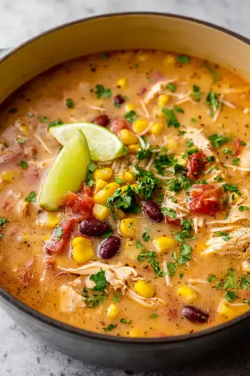 Easy Chicken Taco Soup