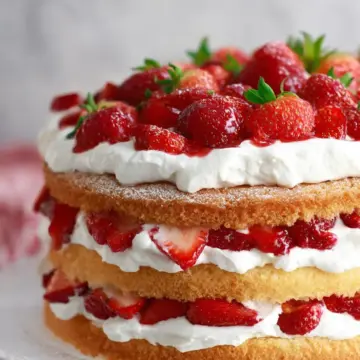Strawberry Shortcake Cake