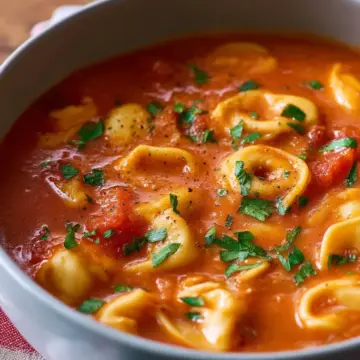 Tomato Tortellini Soup