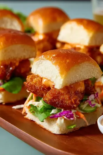 Bang Bang Chicken Sliders
