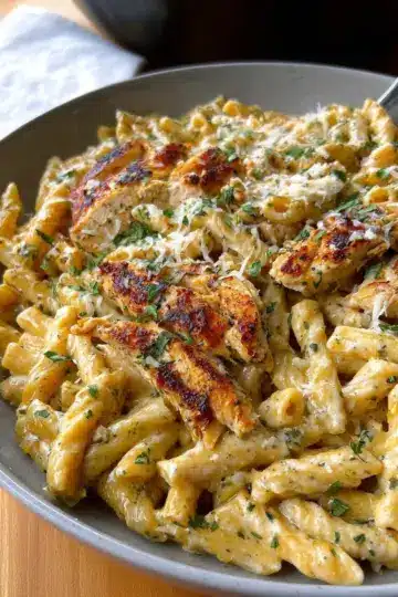 Garlic Parmesan Chicken and Pasta (One-Pan)